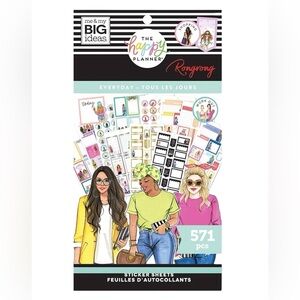 Me & My Big Ideas Sticker Sheets Rongrong Everyday The Happy Planner 571 Pcs